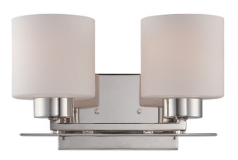 Parallel Two Light Vanity in Polished Nickel (72|605202)