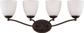 Patton Four Light Vanity in Prairie Bronze (72|605134)