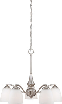 Patton Five Light Chandelier in Brushed Nickel (72|605043)