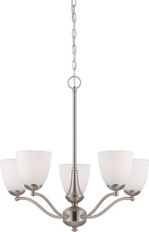 Patton Five Light Chandelier in Brushed Nickel (72|605035)