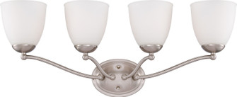 Patton Four Light Vanity in Brushed Nickel (72|605034)