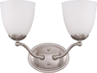 Patton Two Light Vanity in Brushed Nickel (72|605032)