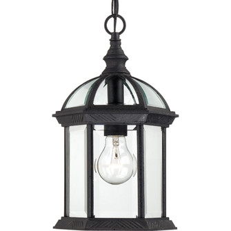 Boxwood One Light Hanging Lantern in Textured Black (72|604979)