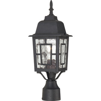 Banyan One Light Post Lantern in Textured Black (72|604929)
