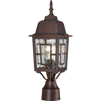 Banyan One Light Post Lantern in Rustic Bronze (72|604928)