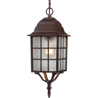Adams One Light Hanging Lantern in Rustic Bronze (72|604912)