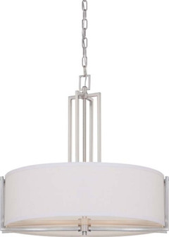 Gemini Four Light Pendant in Brushed Nickel (72|604756)