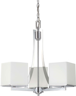 Bento Three Light Chandelier in Polished Chrome (72|604085)