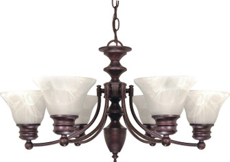 Empire Six Light Chandelier in Old Bronze (72|60358)