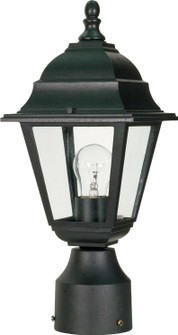 Briton One Light Post Lantern in Textured Black (72|603456)