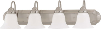 Ballerina Four Light Vanity in Brushed Nickel (72|603281)