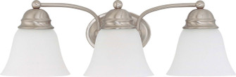 Empire Three Light Vanity in Brushed Nickel (72|603266)