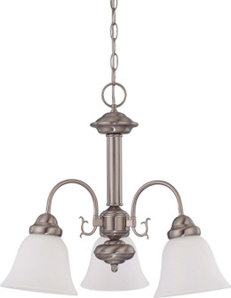 Ballerina Three Light Chandelier in Brushed Nickel (72|603241)