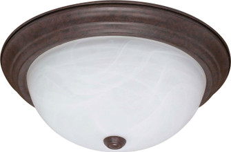Flush Mounts Old Bronze Three Light Flush Mount in Old Bronze (72|60207)