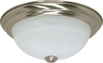 Two Light Flush Mount in Brushed Nickel (72|60197)