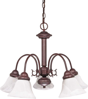 Ballerina Five Light Chandelier in Old Bronze (72|60183)