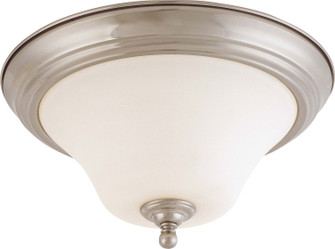 Dupont Two Light Flush Mount in Brushed Nickel (72|601825)