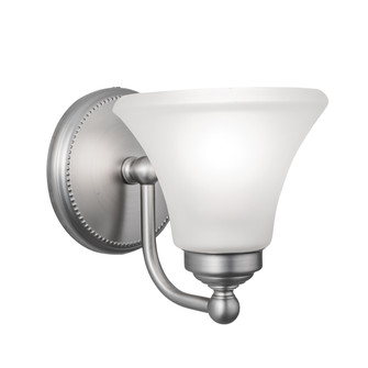 Soleil One Light Wall Sconce in Brushed Nickel (185|9661BNFL)