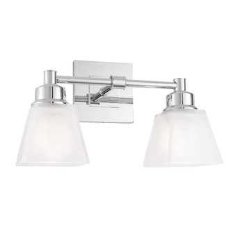 Matthew Two Light Wall Sconce in Chrome (185|9636CHSQ)