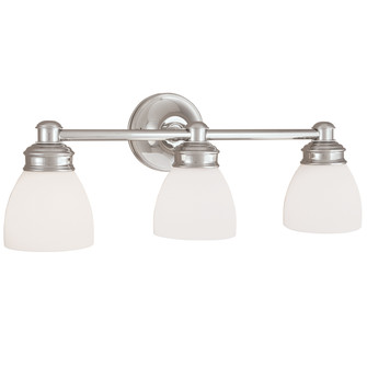 Spencer Three Light Wall Sconce in Chrome (185|8793CHOP)