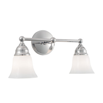 Sophie Two Light Wall Sconce in Chrome (185|8582CHBSO)