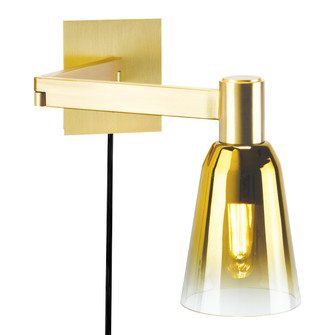 Audrey One Light Wall Sconce in Satin Brass (185|8478SBGC)