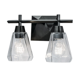 Arctic Bath Series Two Light Bath in Acid Dipped Black (185|8282ADBCL)