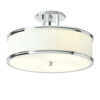 Prism Three Light Semi Flush Mount in Polish Nickel (185|5666PNWG)