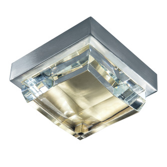 Crystal Mini LED Flush Mount in Brushed Nickel/Satin Brass (185|5379BNSBCL)