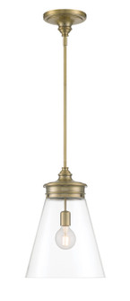 Emma One Light Pendant in Antique Brass (185|4811ANCL)