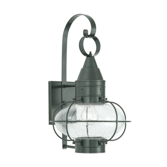 Classic Onion One Light Wall Mount in Gun Metal With Seedy Glass (185|1512GMSE)