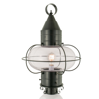 Classic Onion One Light Post Mount in Gun Metal (185|1510GMCL)