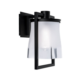 Drape One Light Outdoor Wall Mount in Matte Black (185|1195MBFR)