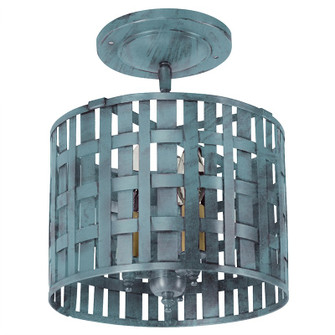Weave Three Light Pendant in Verdi Gris (196|WC975VGLT3)