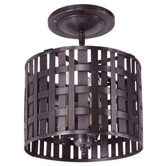 Weave Three Light Pendant in Dark Brass (196|WC975DBLT3)