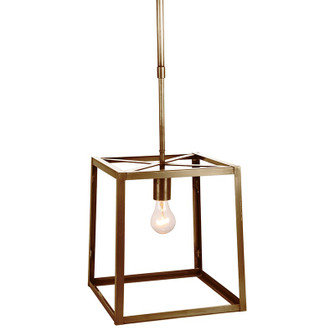 Foyer One Light Hanging Lantern in Antique Brass (196|ST1213ABMEDNG)