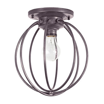 Orb One Light Flush Mount in Dark Brass (196|CH901DBMED)