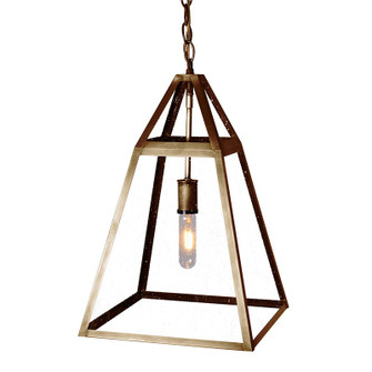 Foyer One Light Hanging Lantern in Antique Brass (196|9722ABMEDSMG)