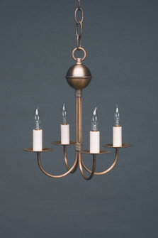 Chandelier Four Light Hanging Lantern in Dark Antique Brass (196|904DABLT4)