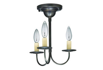 Flush Three Light Flush Mount in Dark Brass (196|903FDBLT3)