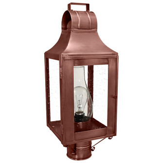 Livery One Light Post Mount in Antique Copper (196|9033ACCIMCSG)
