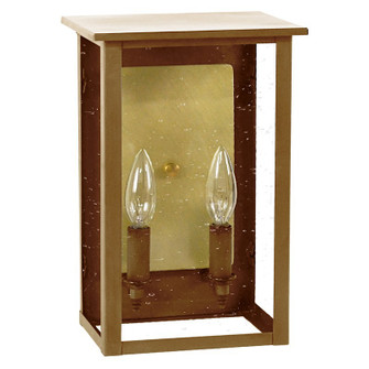 Ashford Two Light Wall Lantern in Antique Brass (196|8991RABLT2CSGBR85)