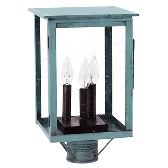 Ashford Three Light Post Mount in Verdi Gris (196|8983VGLT3CSG)
