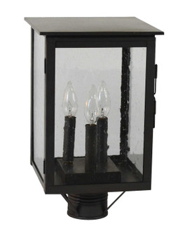 Ashford Three Light Post Mount in Dark Brass (196|8983DBLT3CSG)