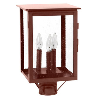 Ashford Three Light Post Mount in Antique Copper (196|8983ACLT3SMG)