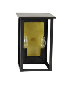 Ashford Two Light Wall Lantern in Dark Brass (196|8971RDBLT2CLRBR85)