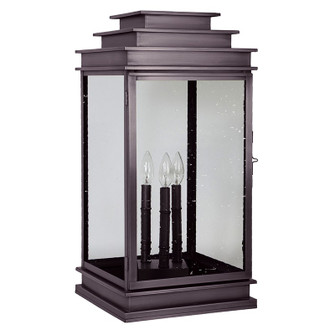 Empire Three Light Pier Mount in Dark Brass (196|8953PDBLT3CSG)