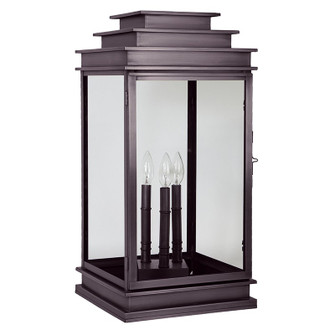 Empire Three Light Pier Mount in Dark Brass (196|8953PDBLT3CLR)