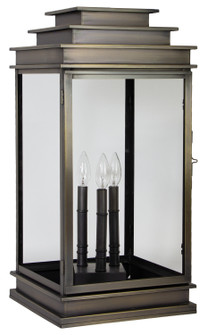 Empire Three Light Pier Mount in Dark Antique Brass (196|8953PDABLT3CLR)