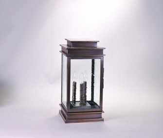 Empire Three Light Pier Mount in Dark Antique Brass (196|8933PDABLT3CSG)